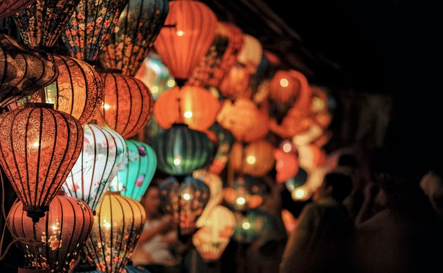 lanterne chinoises en papier