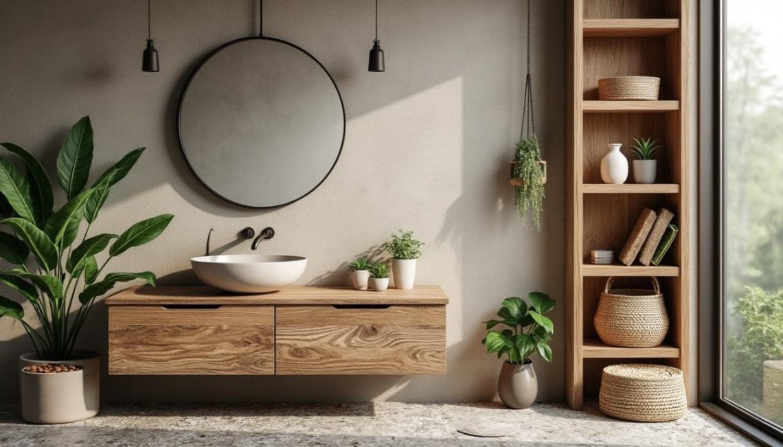 découvrez comment décorer votre salle de bain avec des matériaux naturels pour un espace apaisant, écologique et esthétique.