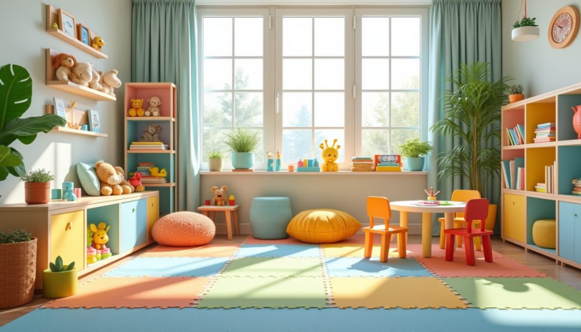 découvrez comment organiser un espace de jeu sécurisé et ludique pour enfants à la maison afin de stimuler leur créativité et leur développement.