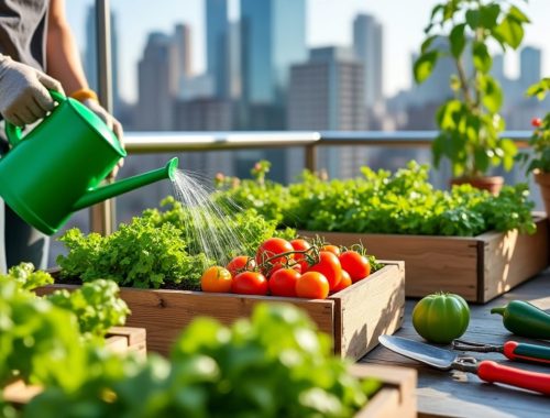 découvrez comment entretenir efficacement un potager urbain sur votre terrasse pour profiter de légumes frais toute l'année, même en ville.