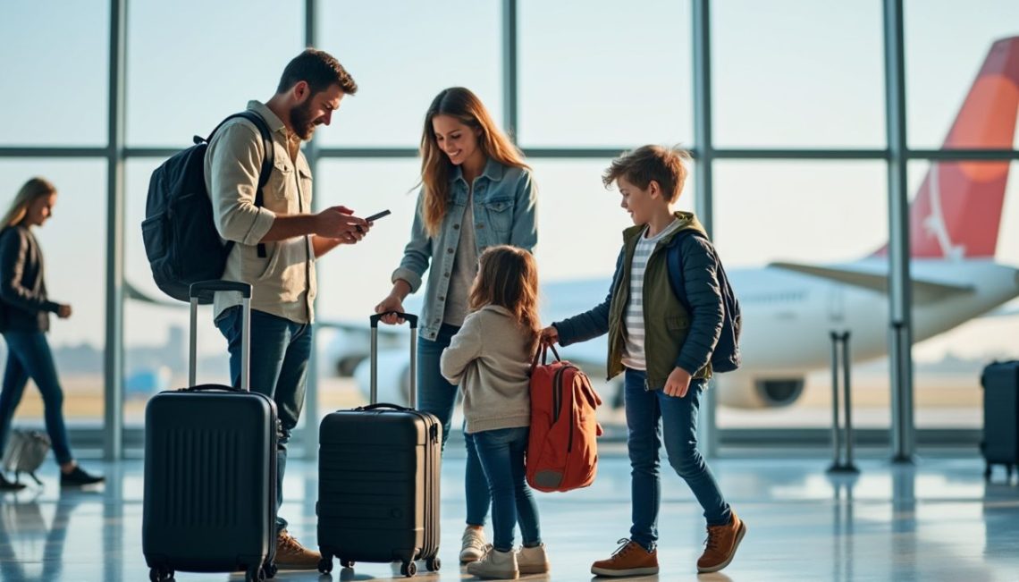 voyager en avion low-cost avec des enfants : astuces pour préparer le trajet, gérer les bagages et rendre le vol plus serein pour toute la famille.