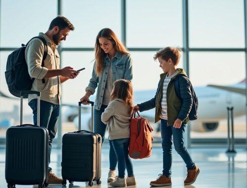 voyager en avion low-cost avec des enfants : astuces pour préparer le trajet, gérer les bagages et rendre le vol plus serein pour toute la famille.